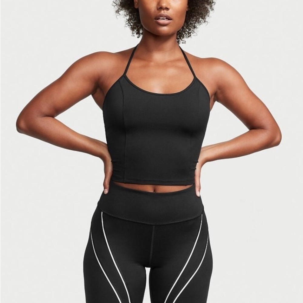 Black Strappy Crop Tank Top - Women Intimates & Sleepwear